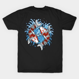 cool japanese koi fish T-Shirt